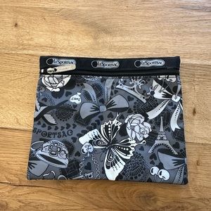 LeSportsac Zip Cosmetic Pouch Makeup Bag